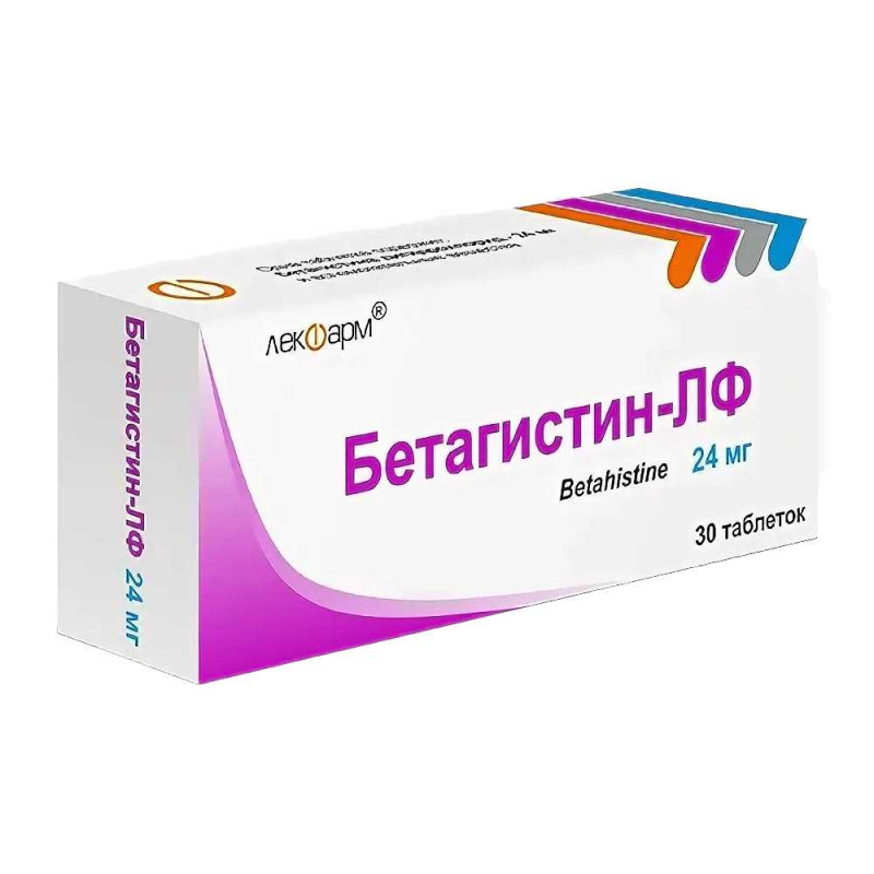 Бетагистин 24 мг №30 табл Лекфарм