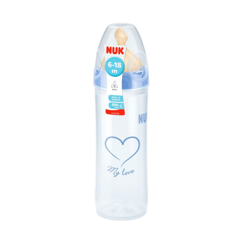 Бутылка NUK Classik латекс,соской 250 мл My love  /13383