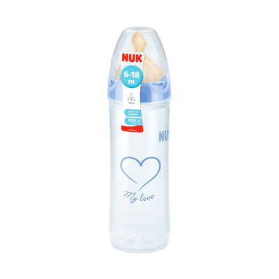 Бутылка NUK Classik латекс,соской 250 мл My love  /13383