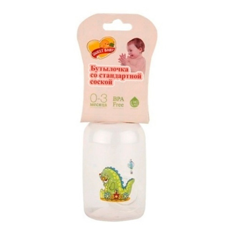 Бутылочка 140мл 1шт арт.К4010 SWEET BABY арт. K4010