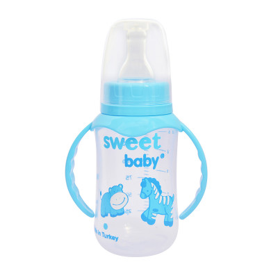 Бутылочка 140мл с ручками 1шт арт.К4511 SWEET BABY арт.K4511