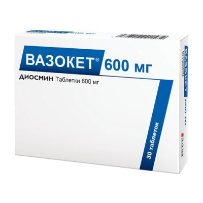 Вазокет 600мг № 30 таб.