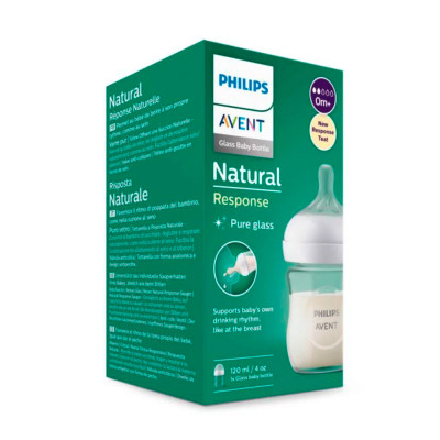Бутылочка стеклянная 120мл Avent Natural SCY930/01