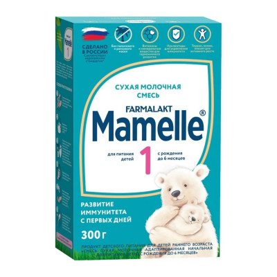 MAMELLE 1 смесь молочная сухая адаптированная (0-6) 300г.