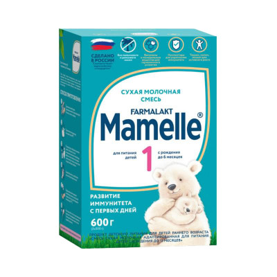 MAMELLE 1 смесь молочная сухая адаптированная (0-6) 600г.