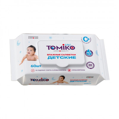 Влажные салфетки TOMIKO №60