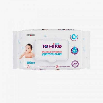 Влажные салфетки TOMIKO №80