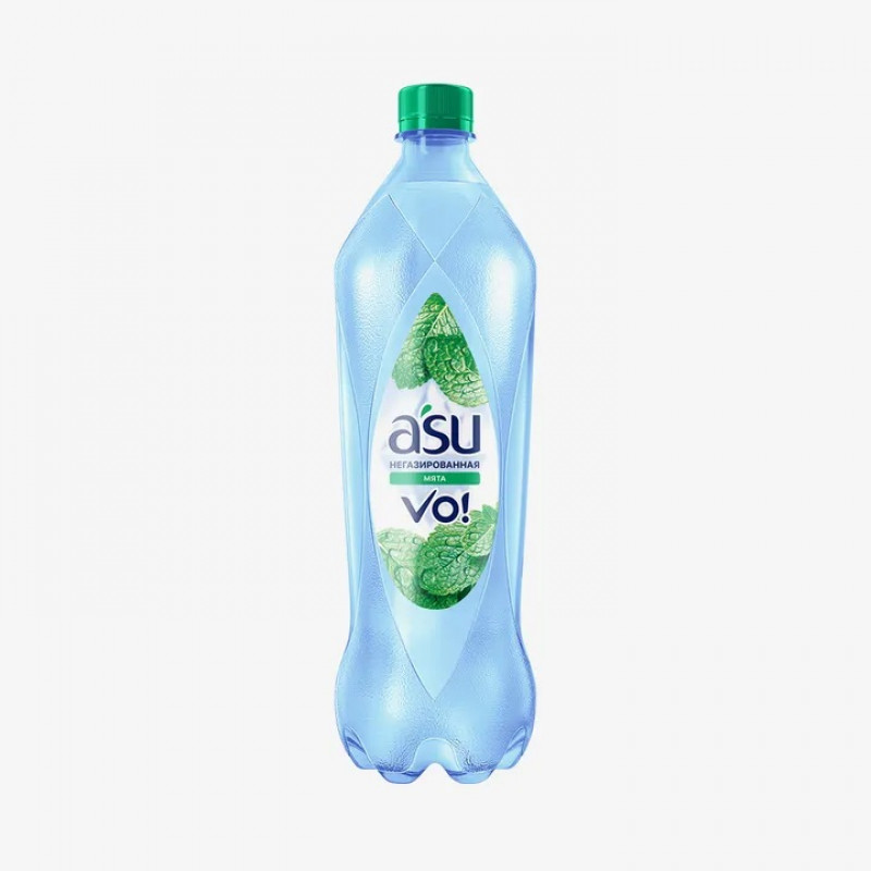 Вода A'SU 1 л негазиров, со вкусом Мяты