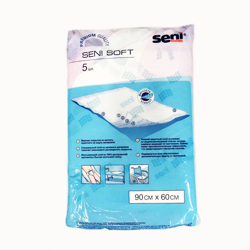 Пеленка Seni SOFT 90*60 №5