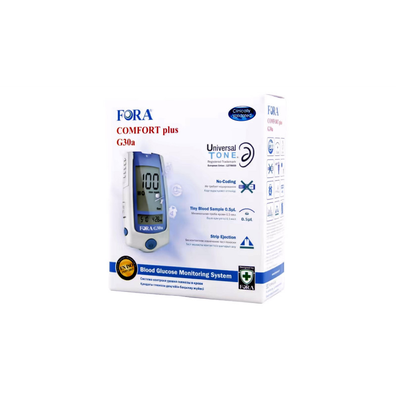 Глюкометр FORA COMFORT plus G30A