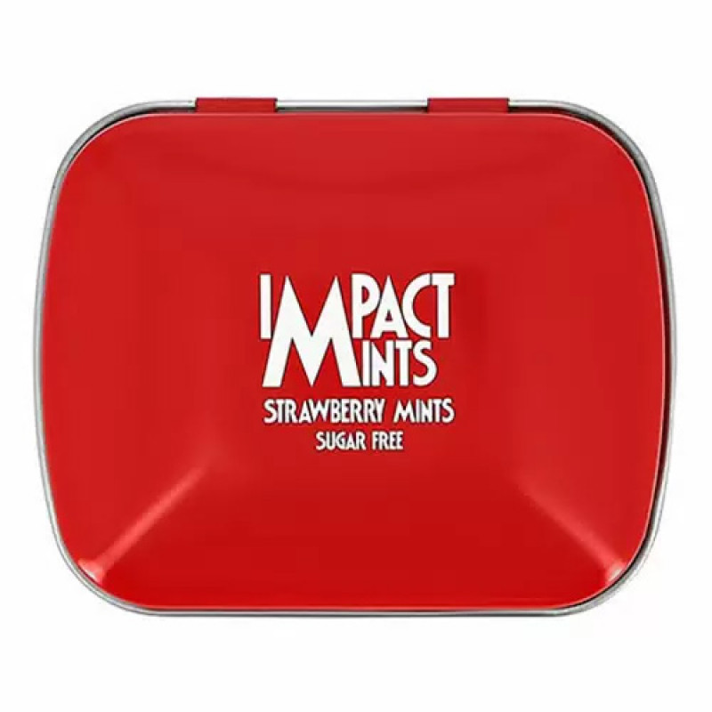 Драже IMPACT MINTS освежающие без сахара Клубника 14г