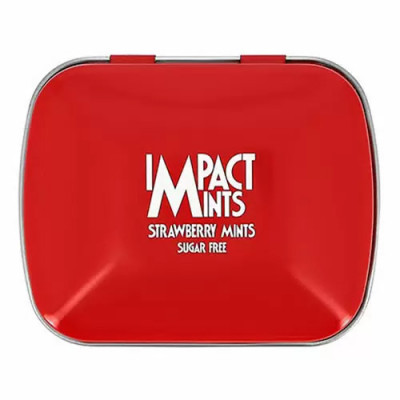 Драже IMPACT MINTS освежающие без сахара Клубника 14г