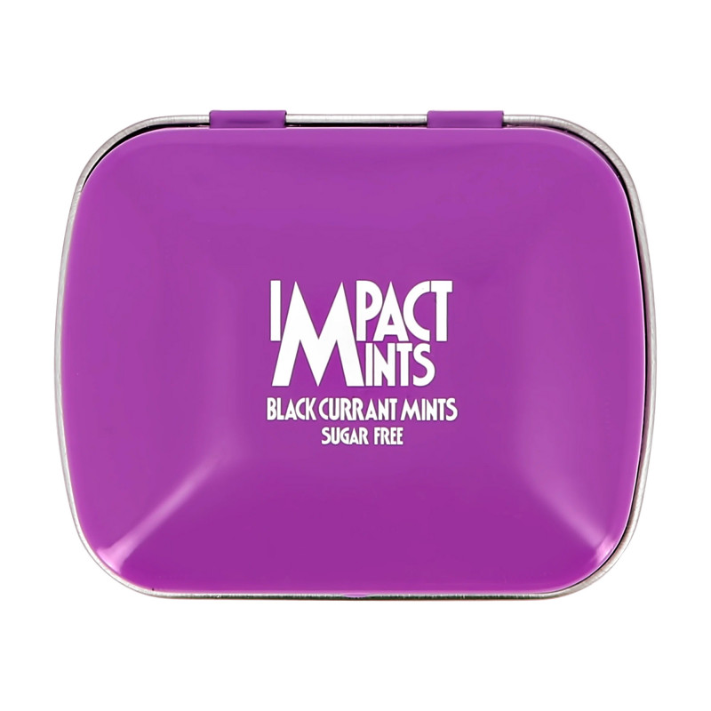 Драже IMPACT MINTS освежающие без сахара Черная смородина  14г