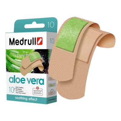 Лейкопластырь 19*72мм, 25*72мм Medrull Aloe Vera 20шт