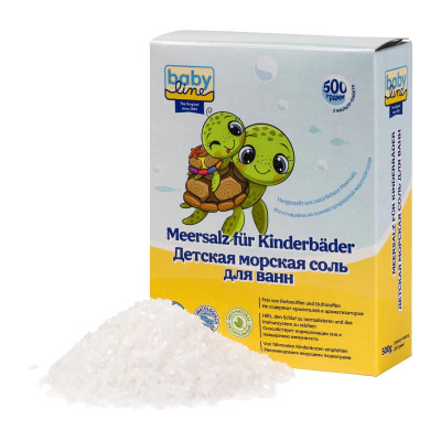 Babyline Детская морская соль д/ванн 500г