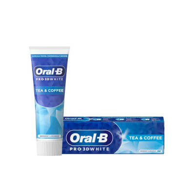 Зубная паста Oral-B 3DW Против чайных и кофейных пятен 75мл