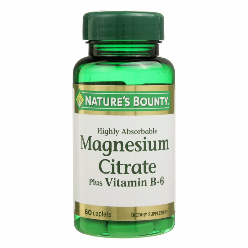 Nature^s Bounty Цитрат Магния с витамином В6 № 60 табл