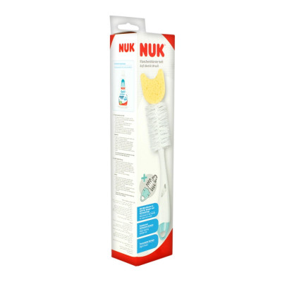 Ершик для бутылочки с соски с спонжем NUK