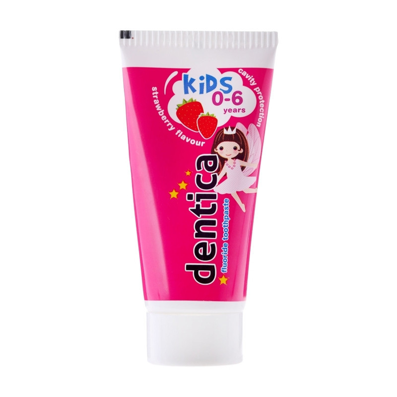 Зуб.паста Dentica Kids Клубничная 50мл