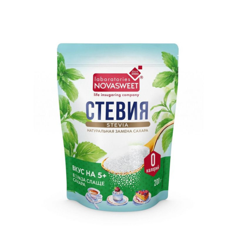 Новасвит стевия 200г зип-пакет