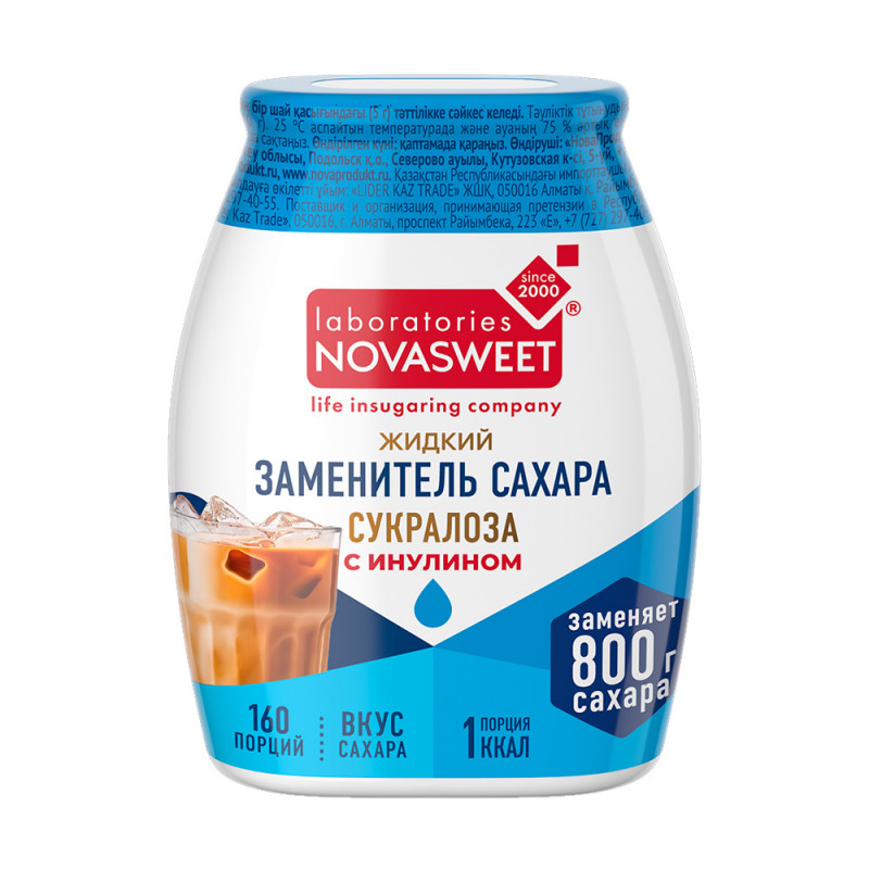 Новасвит сукралоза премиум 80г жидкий подсластитель
