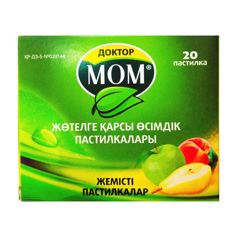 Доктор МОМ паст фруктовые №4*5