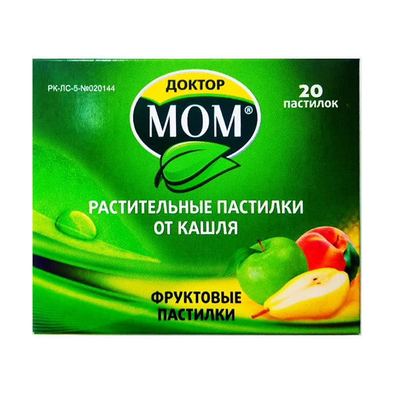 Доктор МОМ паст фруктовые №4*5