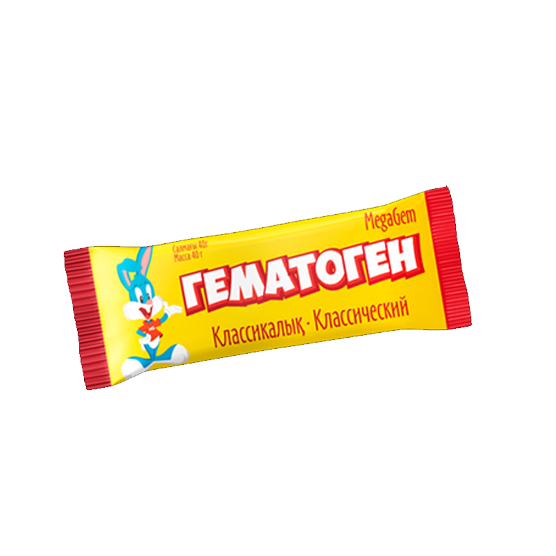 Гематоген плитка 40 г MegaGem