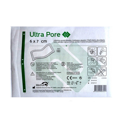 Повязка для ран самоклеящаяся 6х7см Medrull Ultra Pore