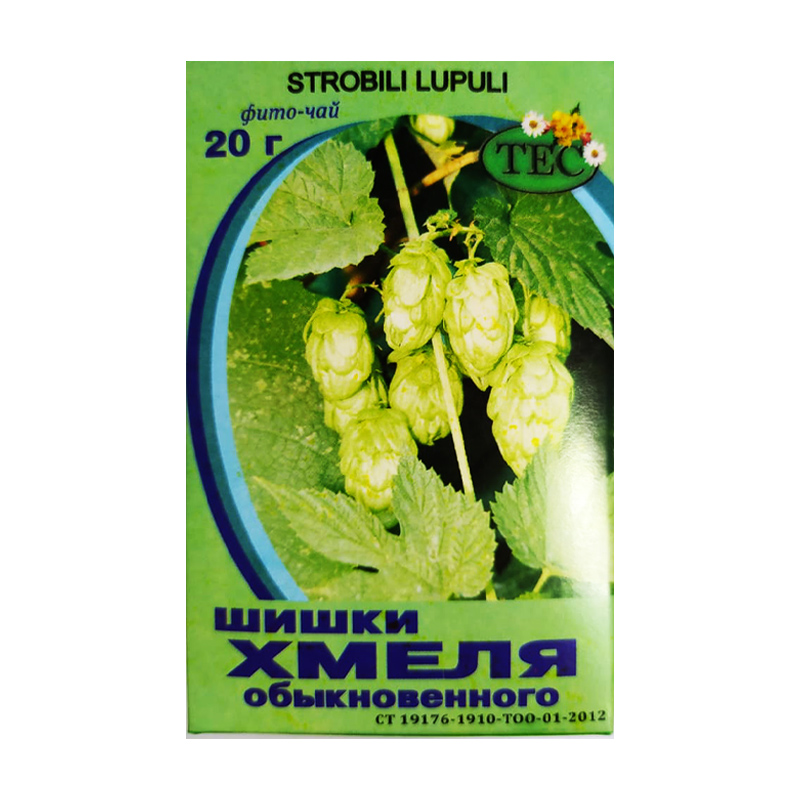 Хмеля обыкновенного шишки 20г Тес