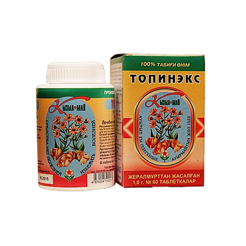 Таблетки Кызыл май Топинекс 1 г 60 шт