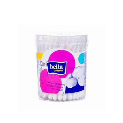 Ватные палочки круглый 100 шт Bella cotton
