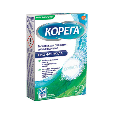 Корега д/чист. зуб. протез. №30 табл