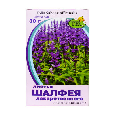 Шалфей листья 30г Тес