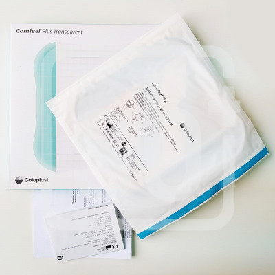 Повязка гидроколлоидная прозрачная Comfeel plus Transparent Dressing   20х20см арт. 3545