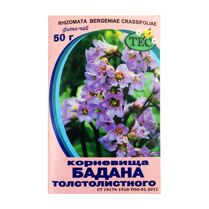 Бадан фито-чай 50г Тес