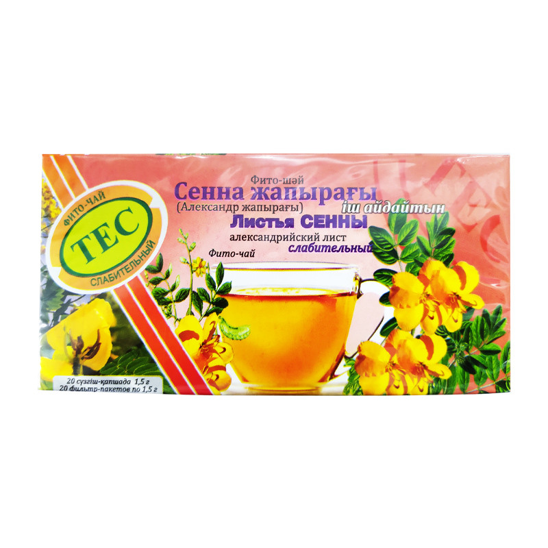 Фито-чай ТЕС Сенны листья 1,5г №20 -  с доставкой по Алматы за .