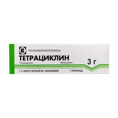 Тетрациклиновая гл мазь 1% 3г