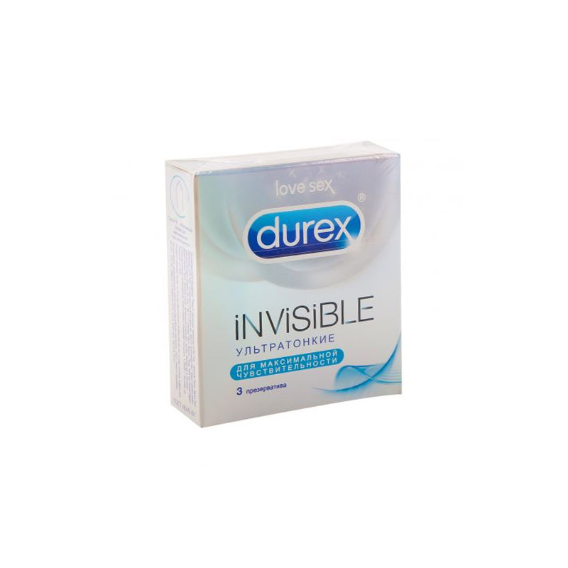 Презервативы Durex Invisible 3 шт