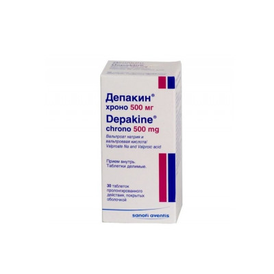 Депакин хроно 500 мг №30