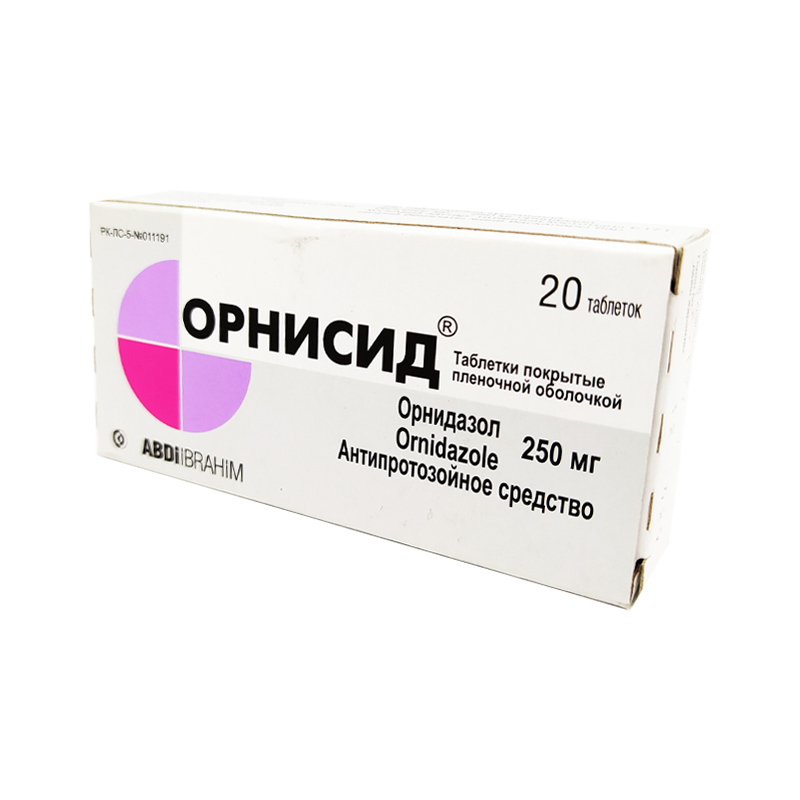 Орнисид 250мг №20 табл