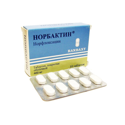 Норбактин 400мг №10 табл