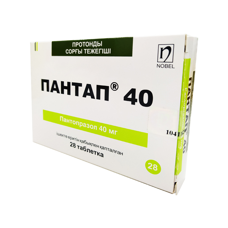 Пантап 40мг №28 таб Нобель