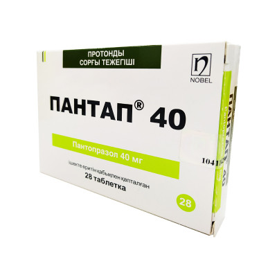 Пантап 40мг №28 таб Нобель