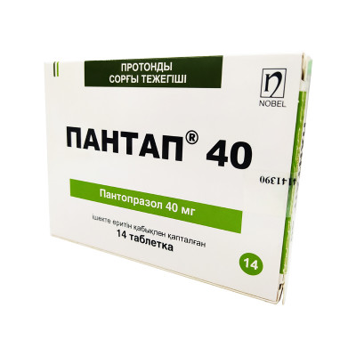 Пантап 40мг №14 таб Нобель