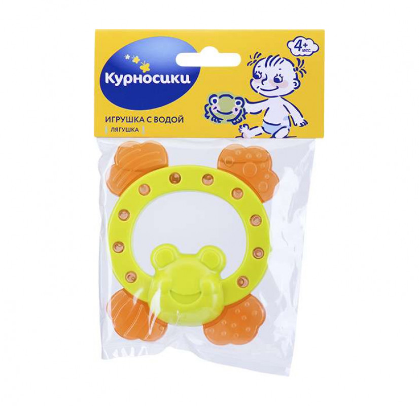 Игрушка-прорезыватель Лягушка Курносики