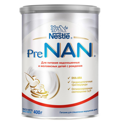 PreNAN для недоношенных ималовесных детей 400гр
