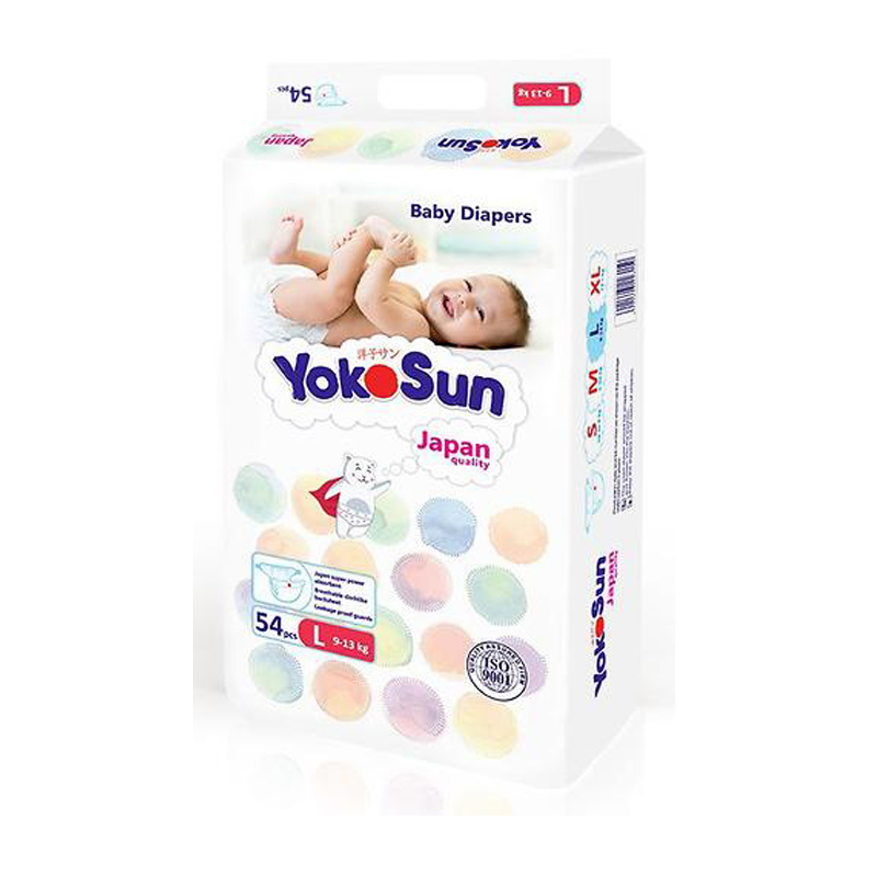 Подгузники детские YokoSun 9-13кг L54