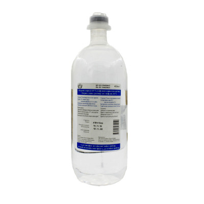 Натрия хлорид 0.9% 400мл (физраствор)