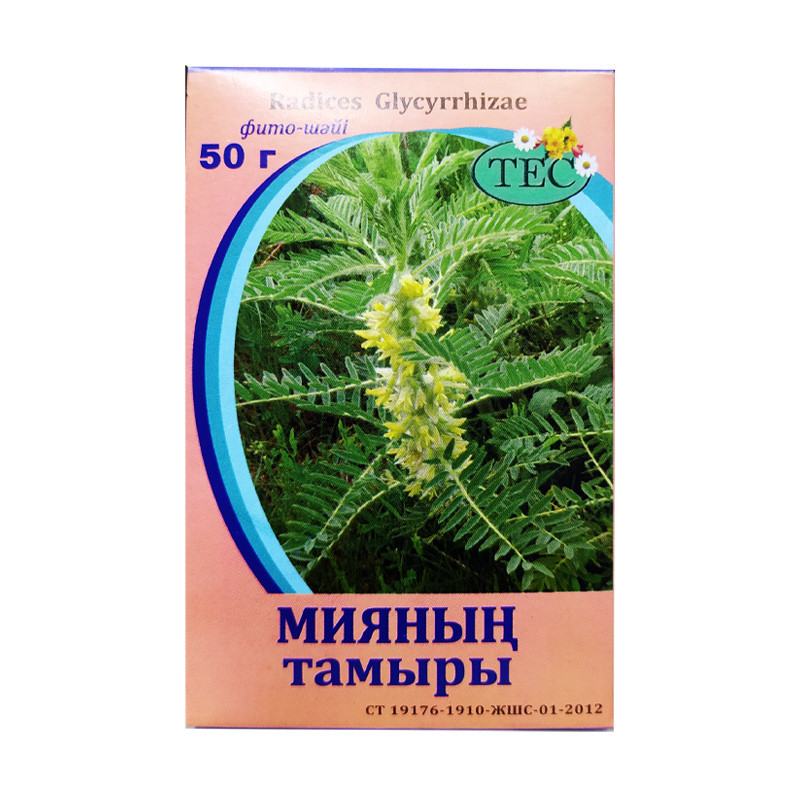 Солодки корень 50 г фито-чай Тес -  с доставкой по Алматы за 180 .